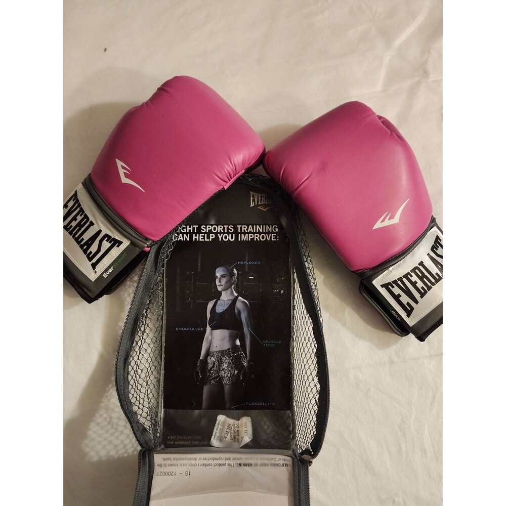 Boxing GlovesEverlast Pro Style Training Gloves in pink case 8oz. #H